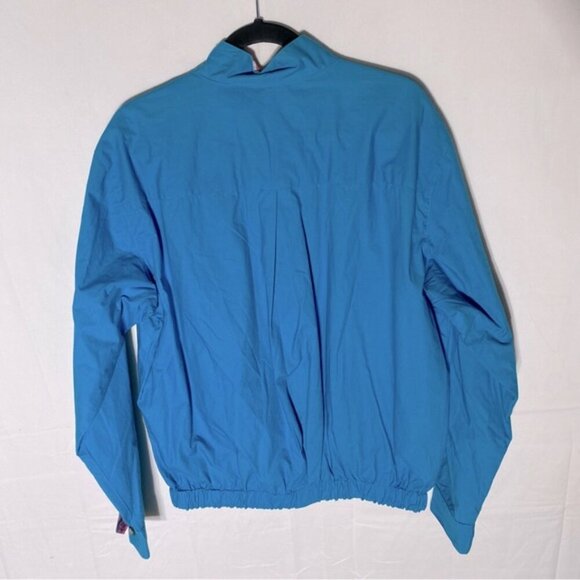 Vintage Reversible Blue Red Plaid Bomber Style Light Jacket L - Picture 4 of 13